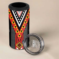 Niho Taniwha Taniko Motif 4 in 1 Can Cooler Tumbler