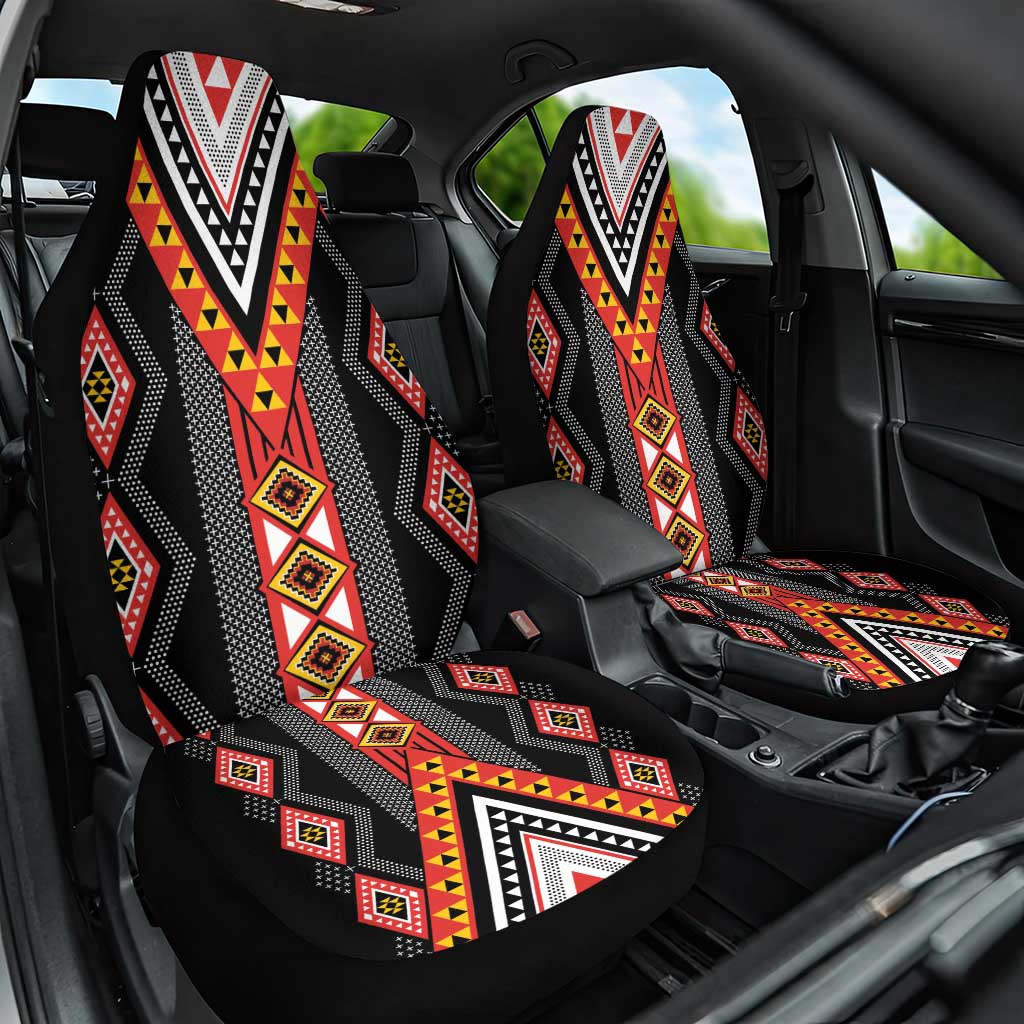 Niho Taniwha Taniko Motif Car Seat Cover