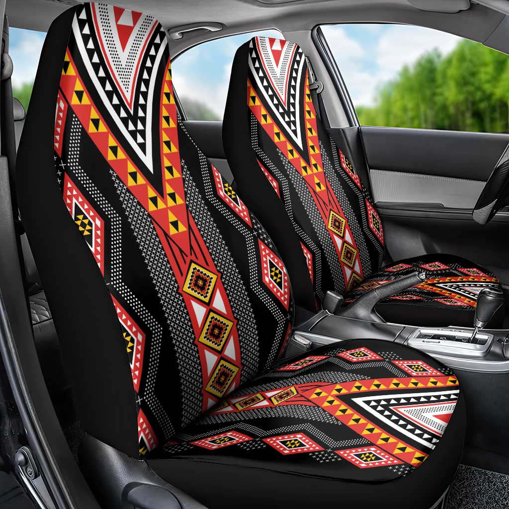 Niho Taniwha Taniko Motif Car Seat Cover
