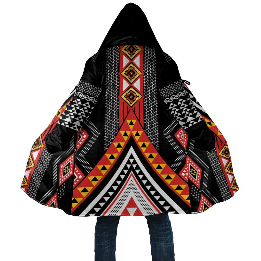 Niho Taniwha Taniko Motif Cloak - Polynesian Pride