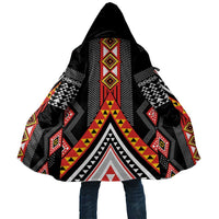 Niho Taniwha Taniko Motif Cloak - Polynesian Pride