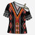 Niho Taniwha Taniko Motif Cross Shoulder Shirt - Polynesian Pride