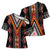 Niho Taniwha Taniko Motif Cross Shoulder Shirt - Polynesian Pride