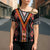 Niho Taniwha Taniko Motif Cross Shoulder Shirt - Polynesian Pride