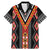 Niho Taniwha Taniko Motif Family Matching Mermaid Dress and Hawaiian Shirt