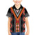 Niho Taniwha Taniko Motif Family Matching Mermaid Dress and Hawaiian Shirt