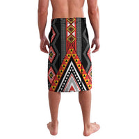 Niho Taniwha Taniko Motif Lavalava