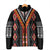 Niho Taniwha Taniko Motif Padded Jacket - Polynesian Pride