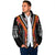 Niho Taniwha Taniko Motif Padded Jacket - Polynesian Pride