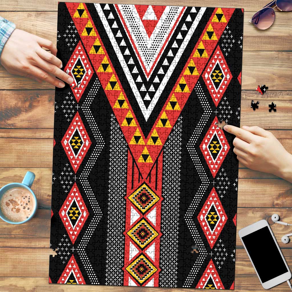 Niho Taniwha Taniko Motif Puzzle - Polynesian Pride