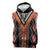 Niho Taniwha Taniko Motif Sleeveless Zip Hoodie - Polynesian Pride