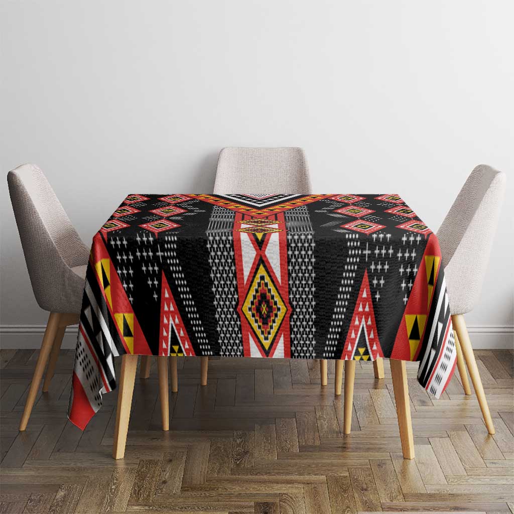Niho Taniwha Taniko Motif Tablecloth