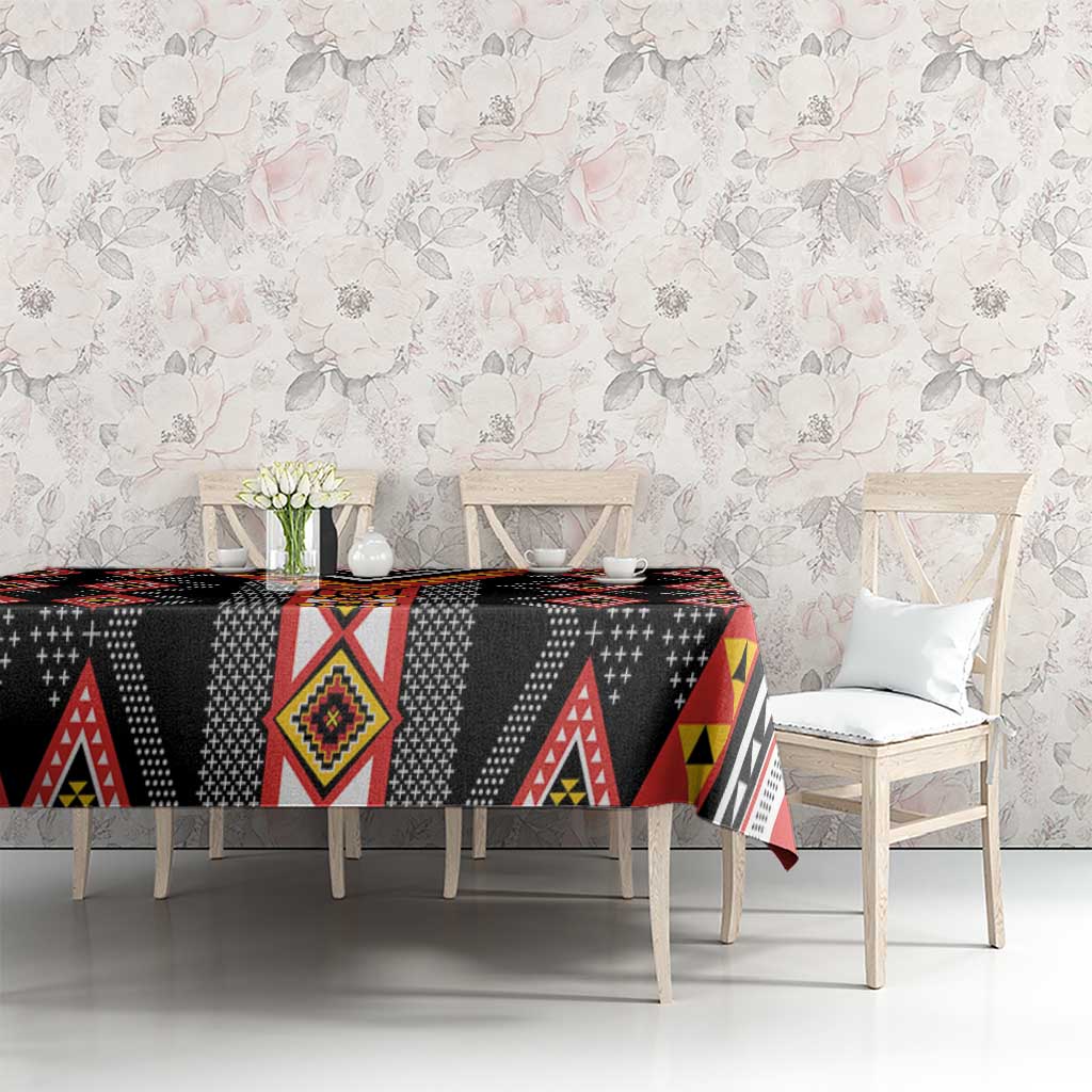 Niho Taniwha Taniko Motif Tablecloth