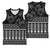 Black Taniko Kowhaiwhai Tukutuku Motif Basketball Jersey - Polynesian Pride
