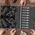 Black Taniko Kowhaiwhai Tukutuku Motif Puzzle - Polynesian Pride