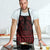 Red Taniko Kowhaiwhai Tukutuku Motif Apron - Polynesian Pride