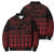 Red Taniko Kowhaiwhai Tukutuku Motif Bomber Puffer Jacket - Polynesian Pride