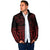 Red Taniko Kowhaiwhai Tukutuku Motif Padded Jacket - Polynesian Pride