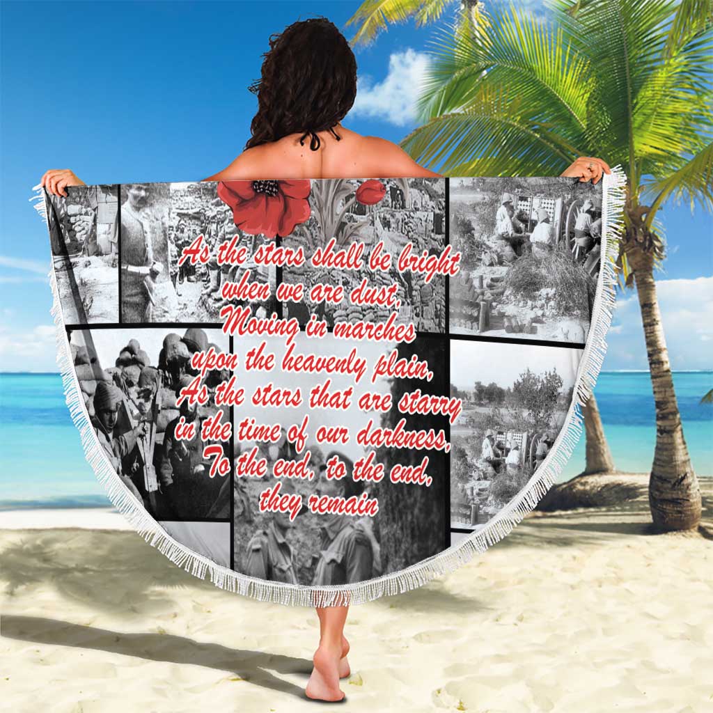 ANZAC Day Gallipoli Campaign Beach Blanket To The End They Remain