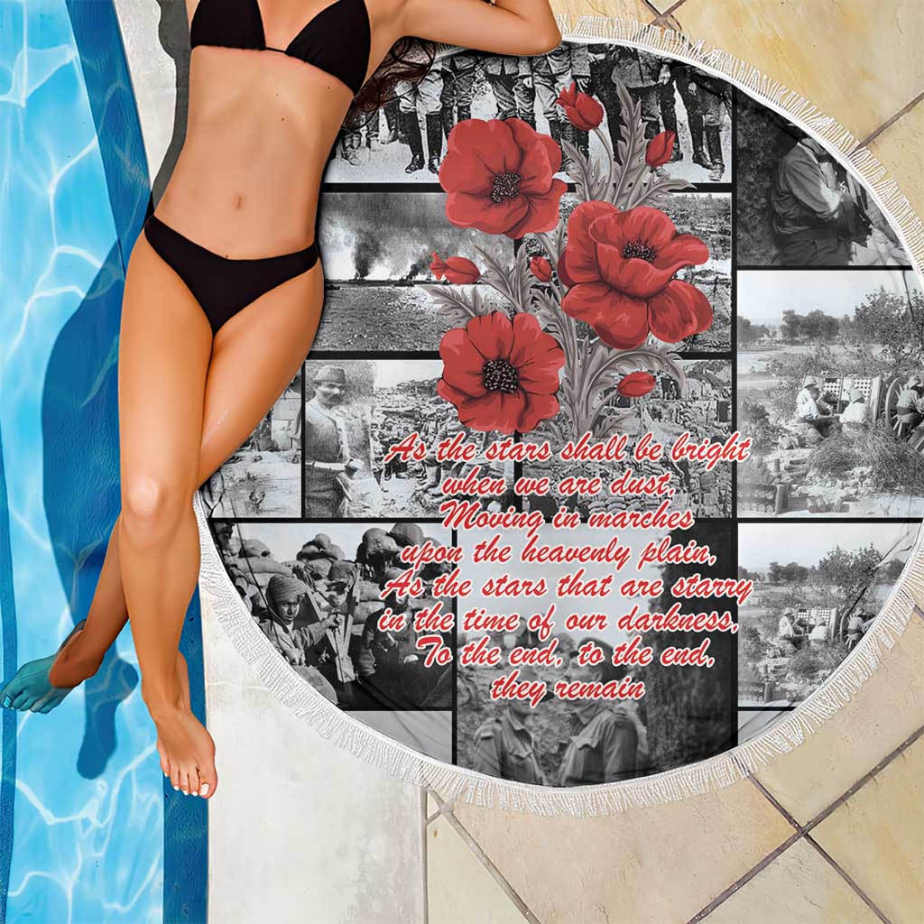 ANZAC Day Gallipoli Campaign Beach Blanket To The End They Remain