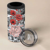 ANZAC Day Gallipoli Campaign 4 in 1 Can Cooler Tumbler To The End They Remain