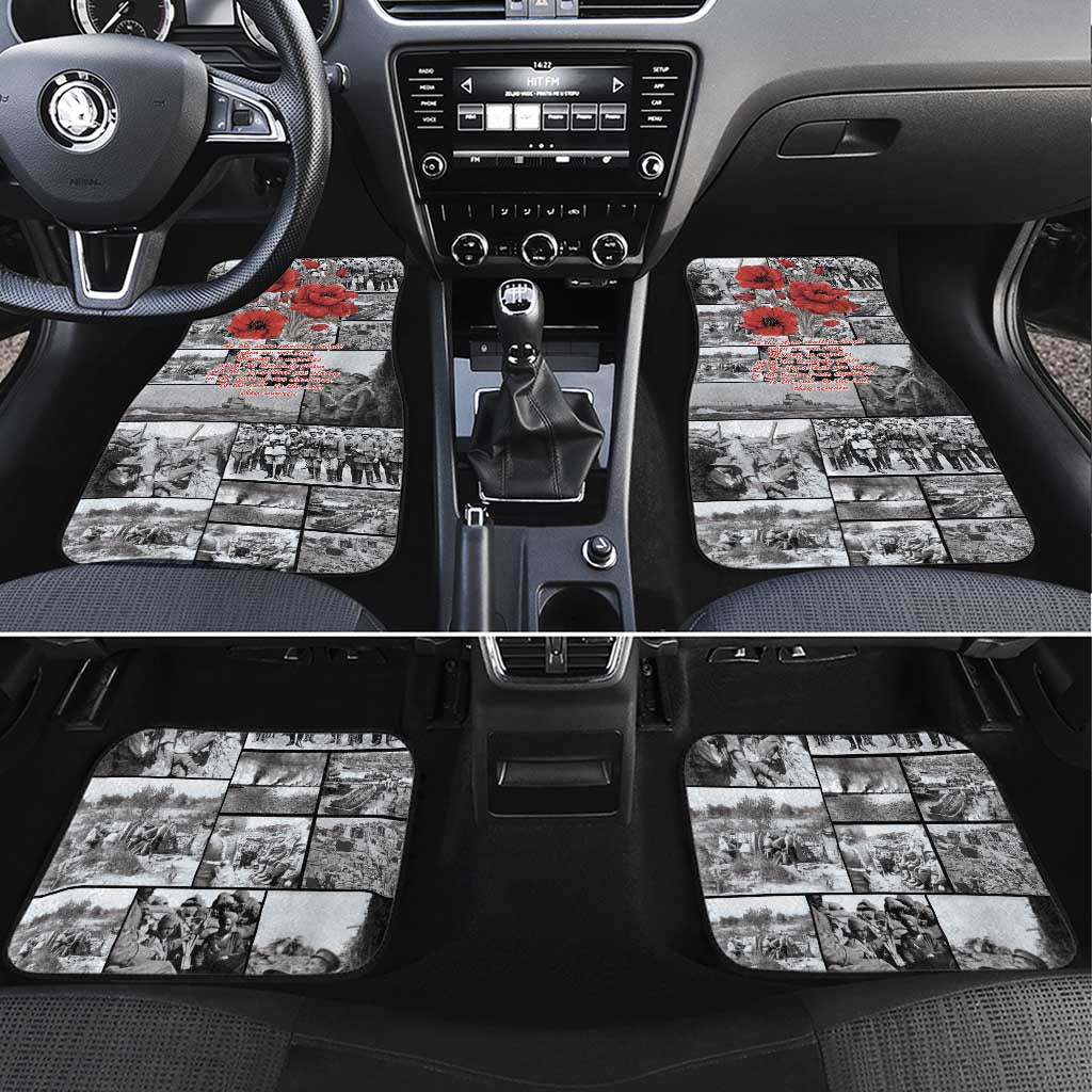 ANZAC Day Gallipoli Campaign Car Mats To The End They Remain