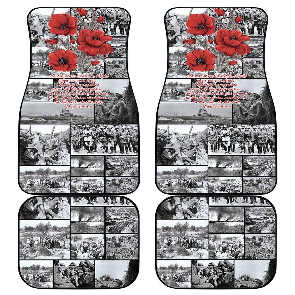ANZAC Day Gallipoli Campaign Car Mats To The End They Remain