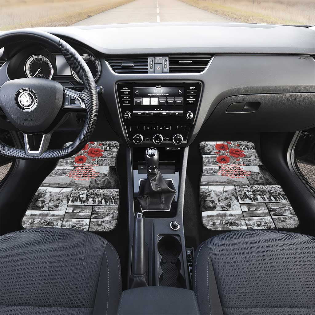 ANZAC Day Gallipoli Campaign Car Mats To The End They Remain