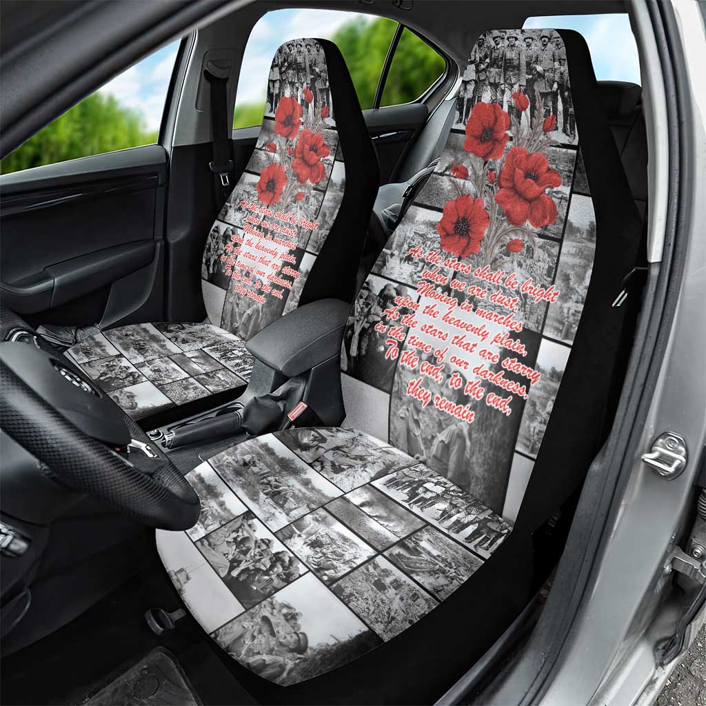 ANZAC Day Gallipoli Campaign Car Seat Cover To The End They Remain