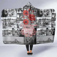 ANZAC Day Gallipoli Campaign Hooded Blanket To The End They Remain