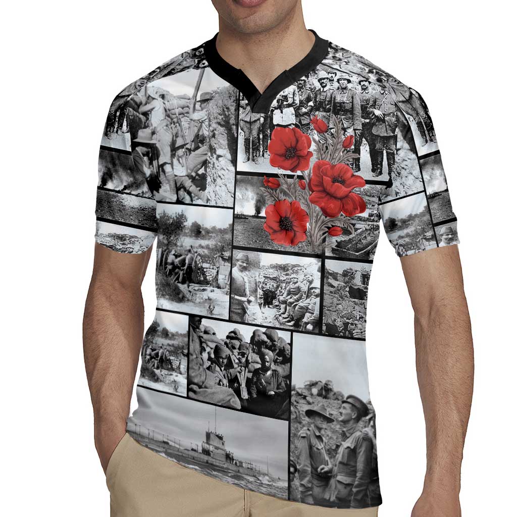 ANZAC Day Gallipoli Campaign Rugby Jersey To The End They Remain