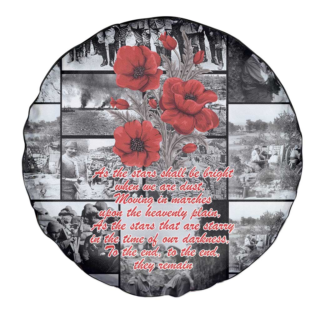 ANZAC Day Gallipoli Campaign Spare Tire Cover To The End They Remain