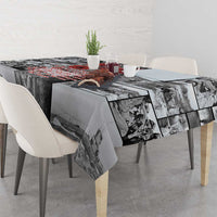 ANZAC Day Gallipoli Campaign Tablecloth To The End They Remain