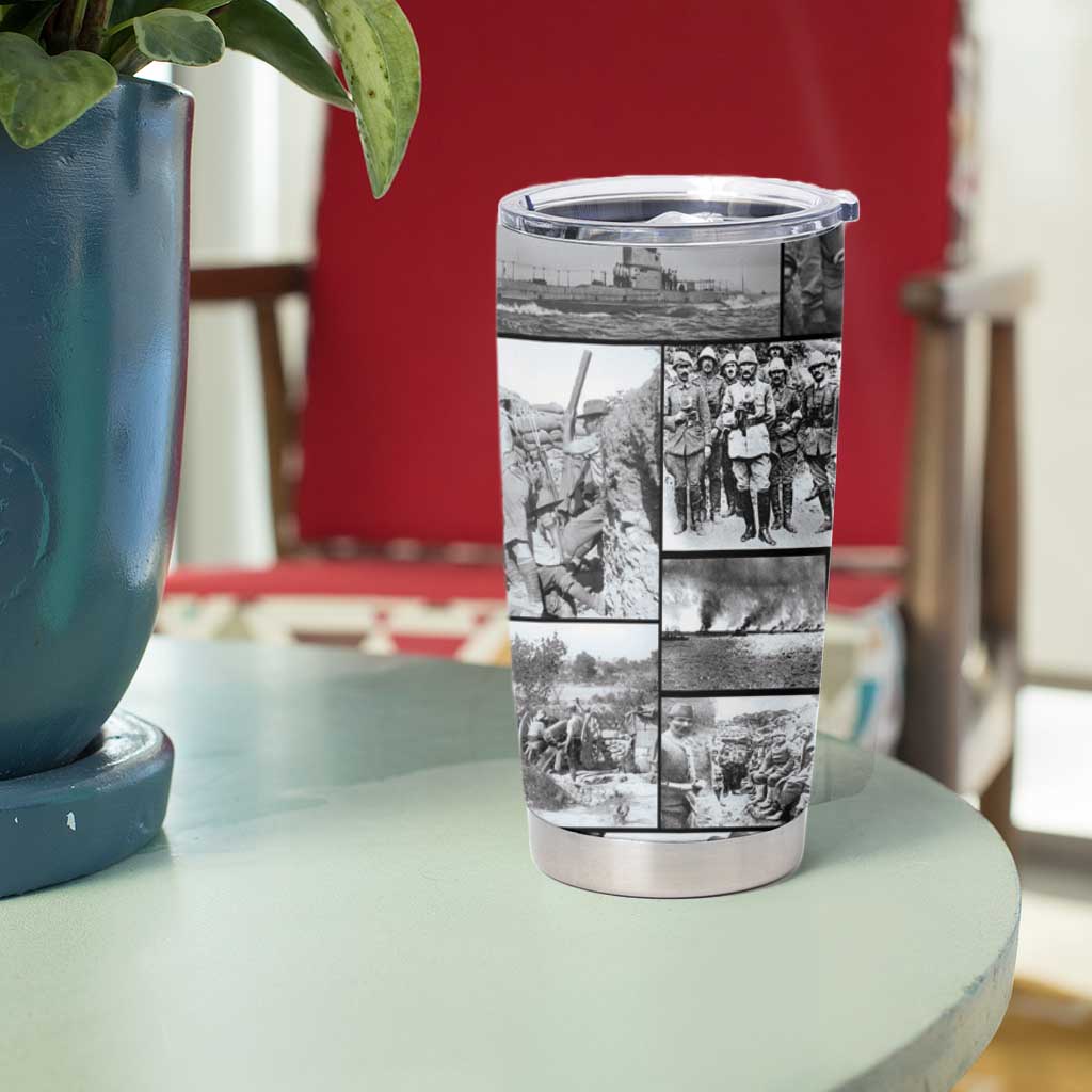 ANZAC Day Gallipoli Campaign Tumbler Cup To The End They Remain