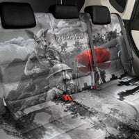 Black ANZAC Day The Battle of Lone Pine Back Car Seat Cover Kiwi-Kangaroo Soldier Lest We Forget