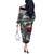 Black ANZAC Day The Battle of Lone Pine Off The Shoulder Long Sleeve Dress Kiwi-Kangaroo Soldier Lest We Forget