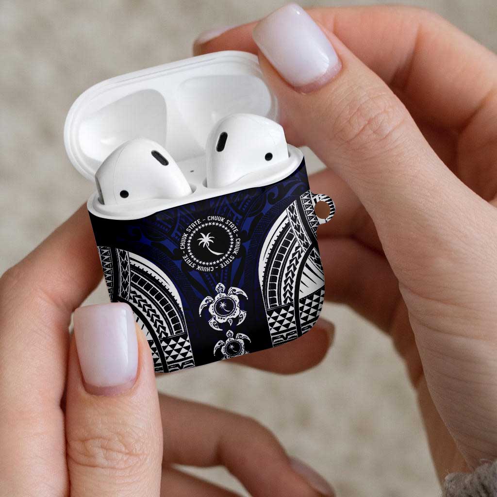 FSM Chuuk States AirPods Case Micronesia Six 9 One Polynesian Tribal Pattern - Polynesian Pride