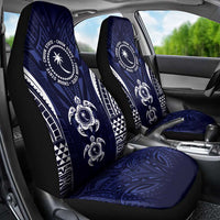 FSM Chuuk States Car Seat Cover Micronesia Six 9 One Polynesian Tribal Pattern