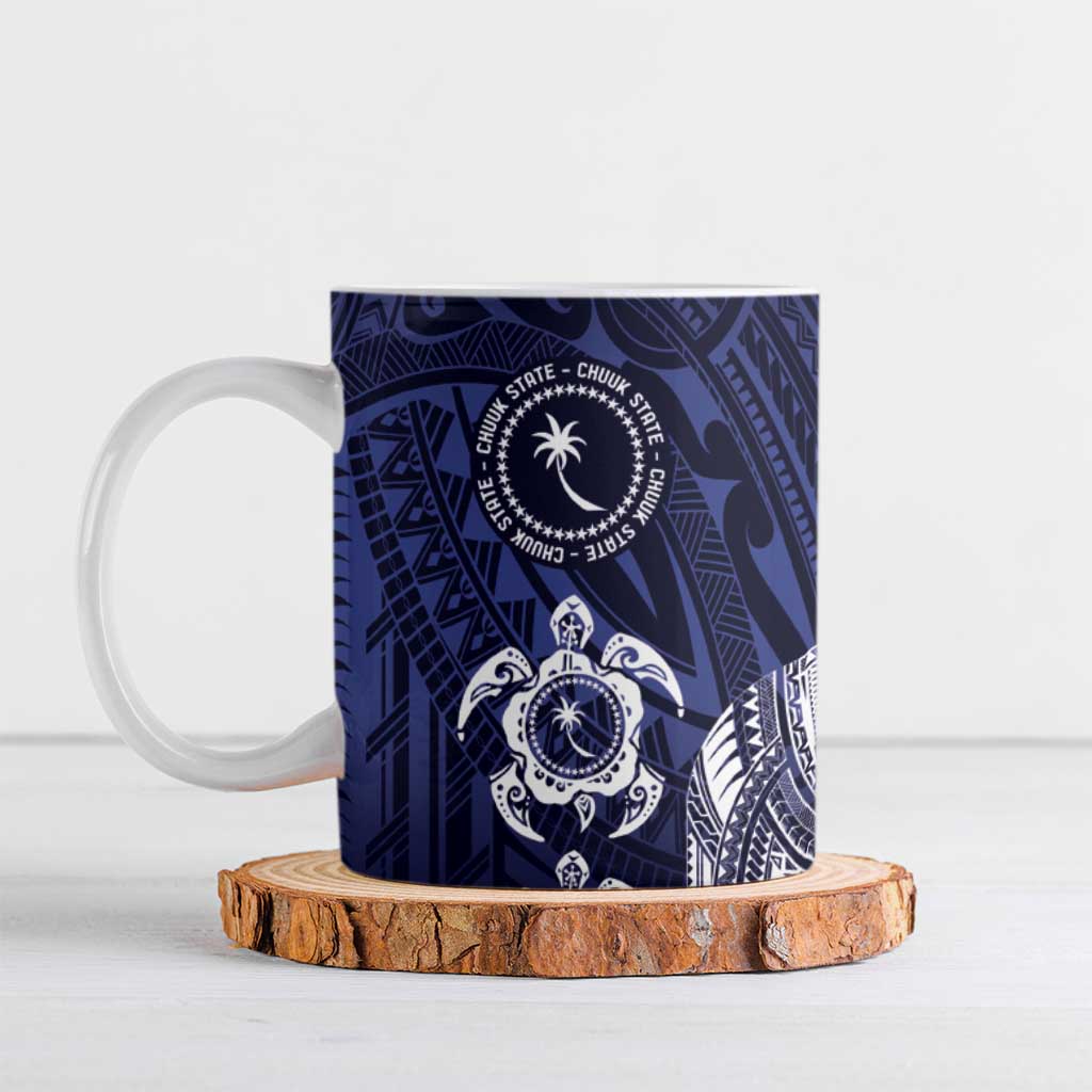 FSM Chuuk States Ceramic Mug Micronesia Six 9 One Polynesian Tribal Pattern - Polynesian Pride