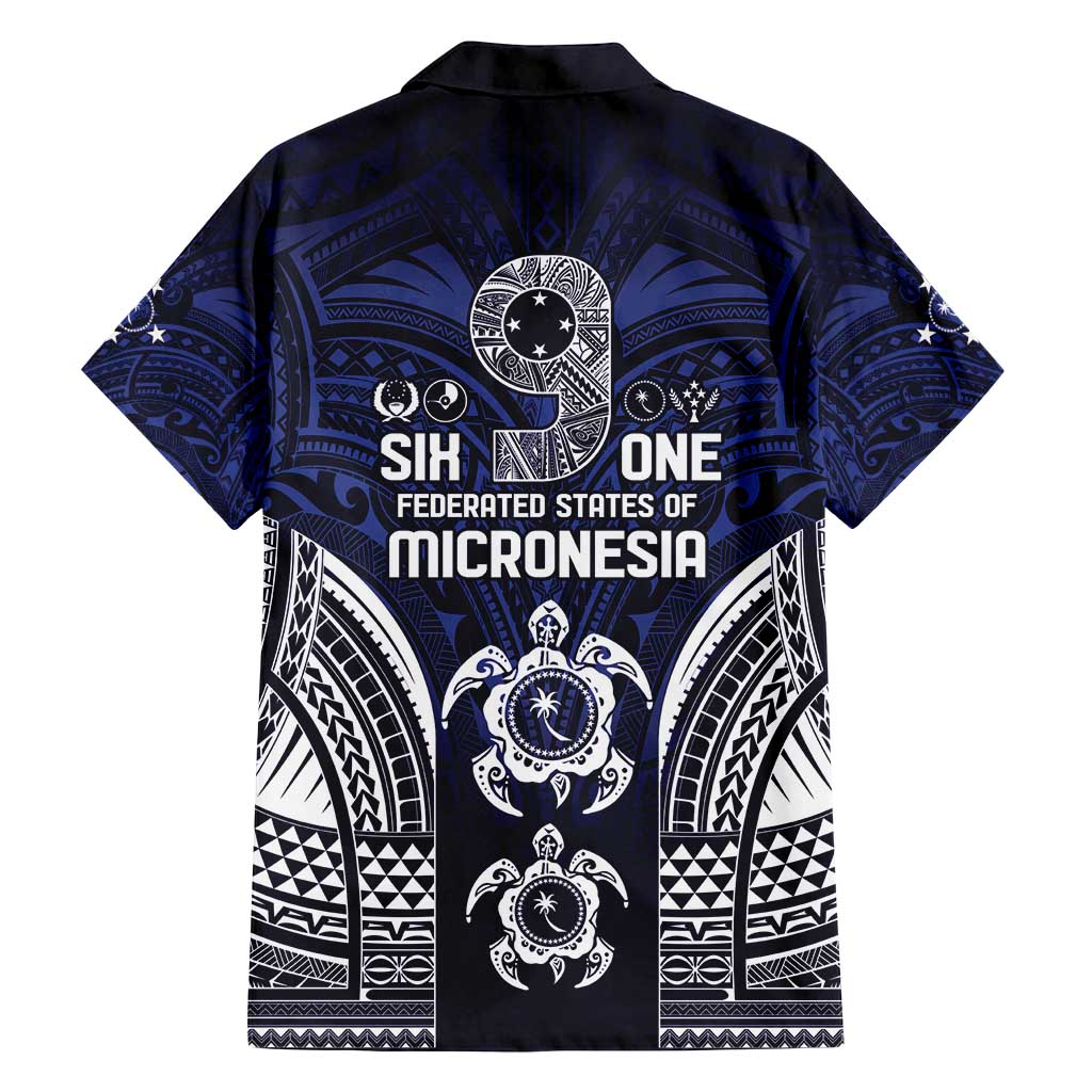 FSM Chuuk States Family Matching Summer Maxi Dress and Hawaiian Shirt Micronesia Six 9 One Polynesian Tribal Pattern