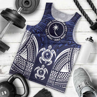 FSM Chuuk States Men Tank Top Micronesia Six 9 One Polynesian Tribal Pattern