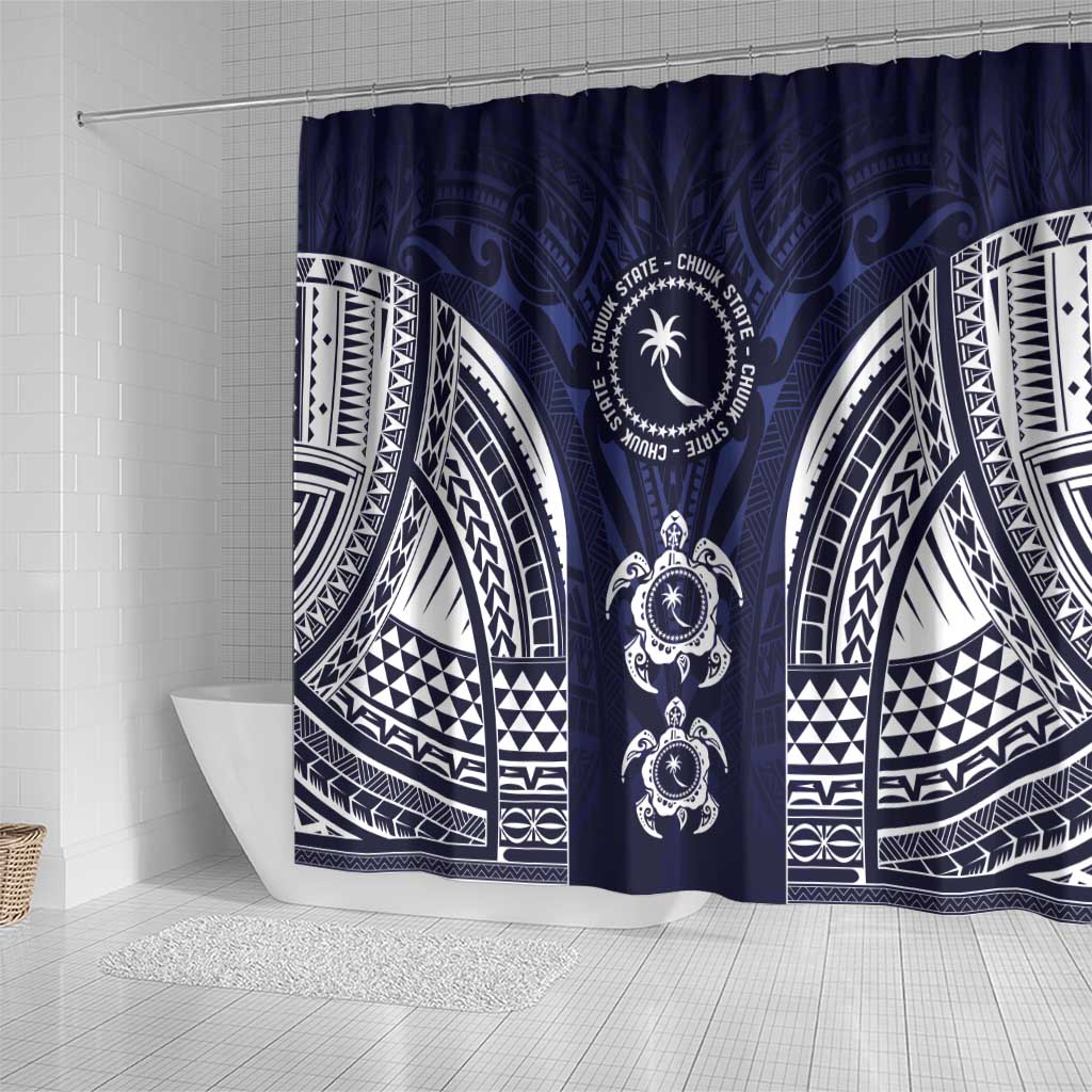 FSM Chuuk States Shower Curtain Micronesia Six 9 One Polynesian Tribal Pattern LT9 - Polynesian Pride