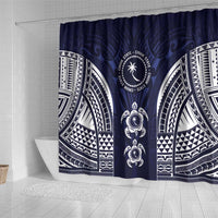 FSM Chuuk States Shower Curtain Micronesia Six 9 One Polynesian Tribal Pattern LT9 - Polynesian Pride