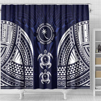 FSM Chuuk States Shower Curtain Micronesia Six 9 One Polynesian Tribal Pattern LT9 - Polynesian Pride