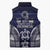 FSM Chuuk States Sleeveless Puffer Jacket Micronesia Six 9 One Polynesian Tribal Pattern - Polynesian Pride