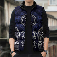 FSM Chuuk States Sleeveless Puffer Jacket Micronesia Six 9 One Polynesian Tribal Pattern - Polynesian Pride