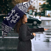 FSM Chuuk States Umbrella Micronesia Six 9 One Polynesian Tribal Pattern - Polynesian Pride