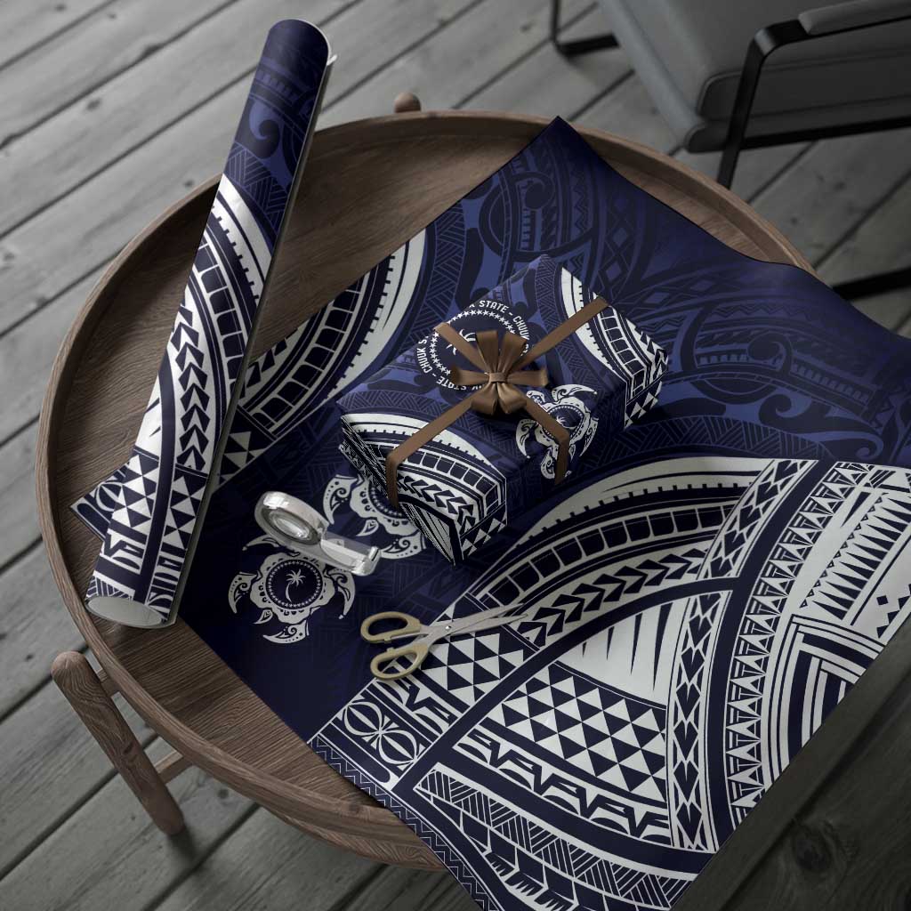 FSM Chuuk States Wrapping Paper Micronesia Six 9 One Polynesian Tribal Pattern - Polynesian Pride