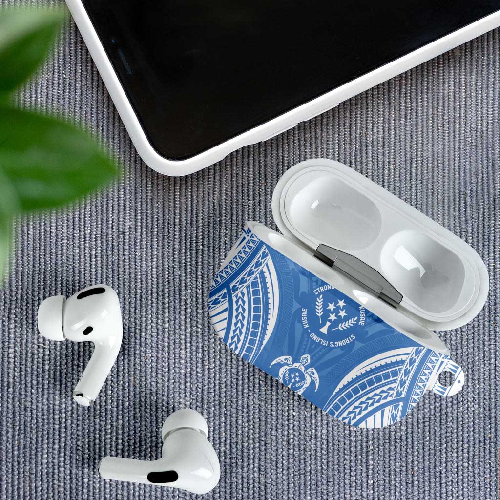 FSM Kosrae States AirPods Case Micronesia Six 9 One Polynesian Tribal Pattern - Polynesian Pride