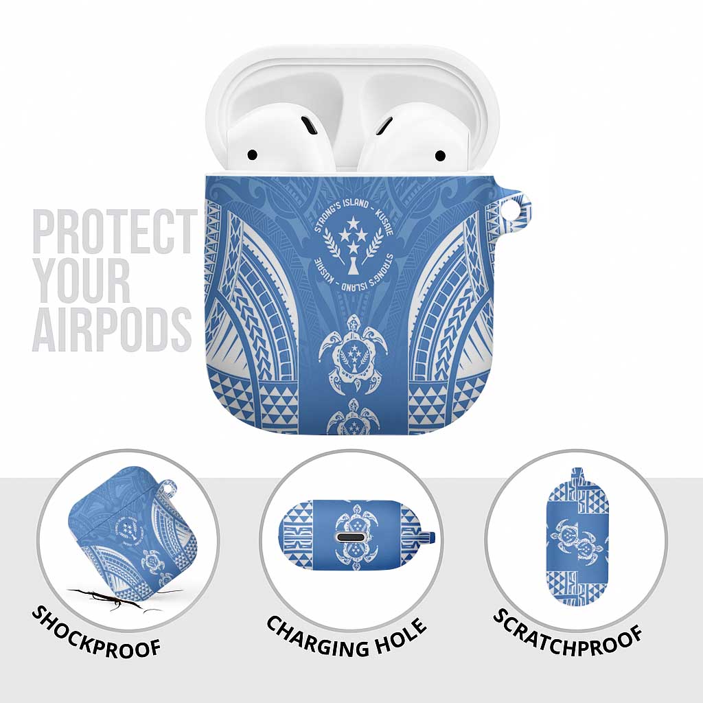 FSM Kosrae States AirPods Case Micronesia Six 9 One Polynesian Tribal Pattern - Polynesian Pride